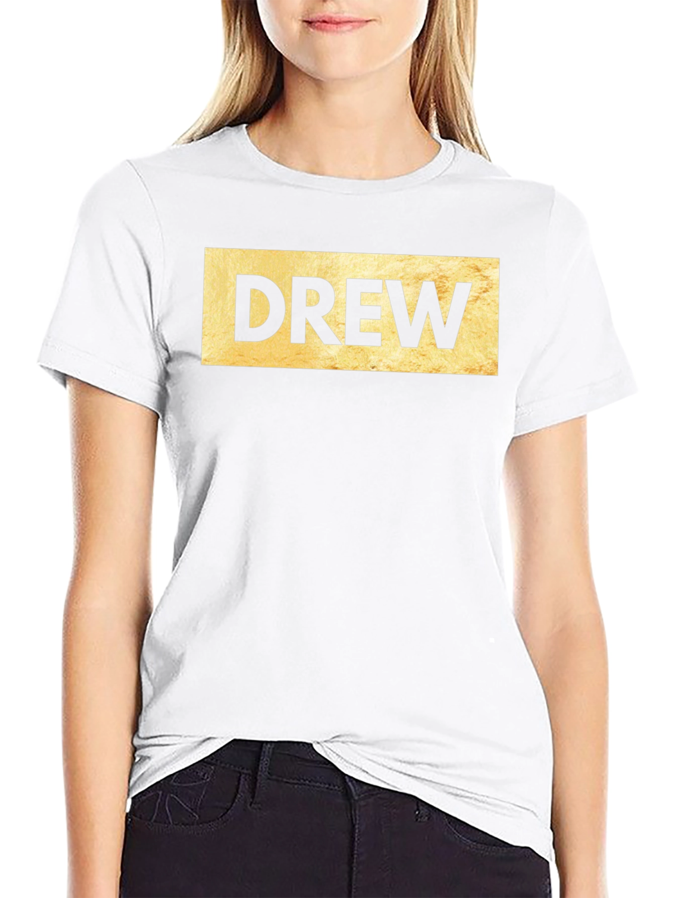Drew Graphic T-Shirt - Black Crew Neck Tee