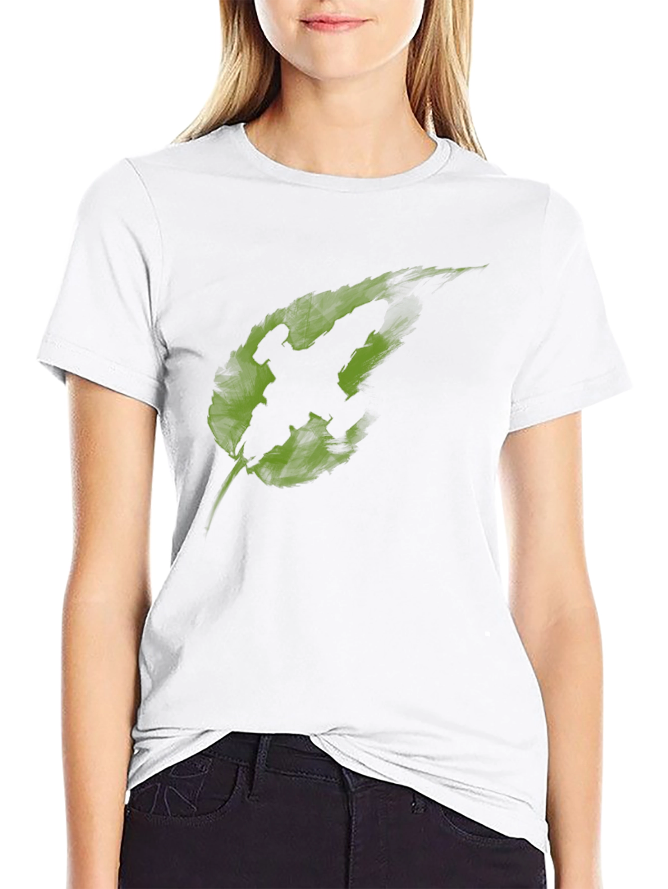 Leaf Warrior Graphic T-Shirt - Cool Black Tee