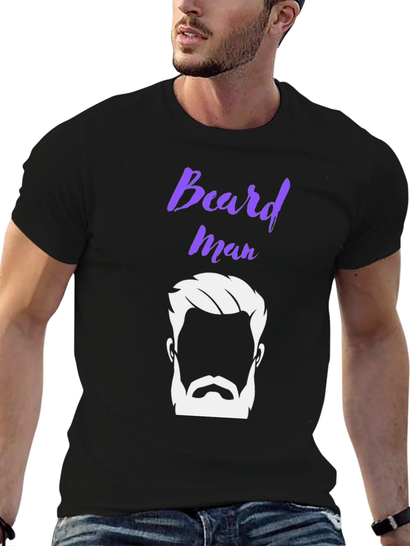 Beard Man Graphic Tee - Stylish and Trendy