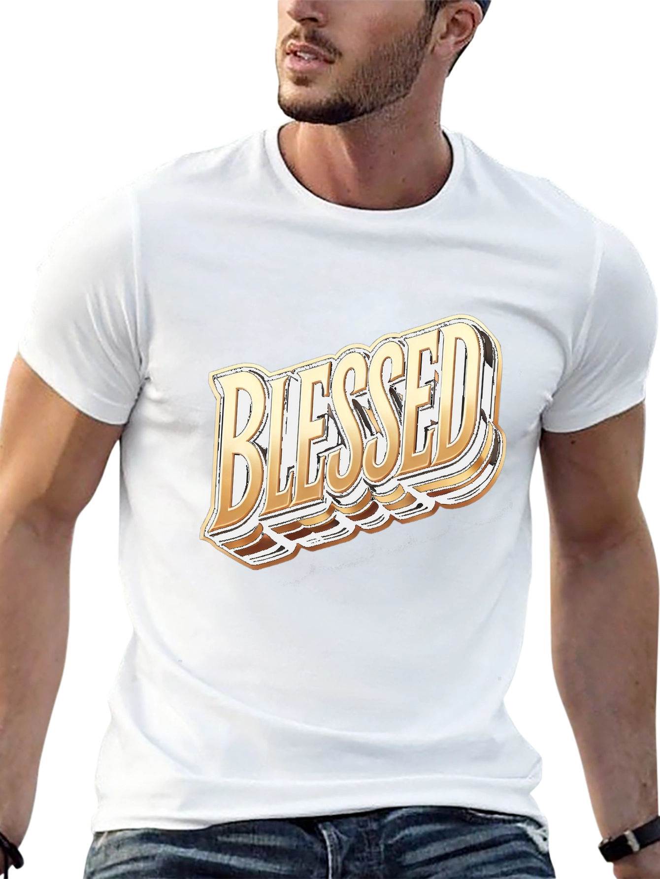Blessed Graphic Tee - Trendy Fashion