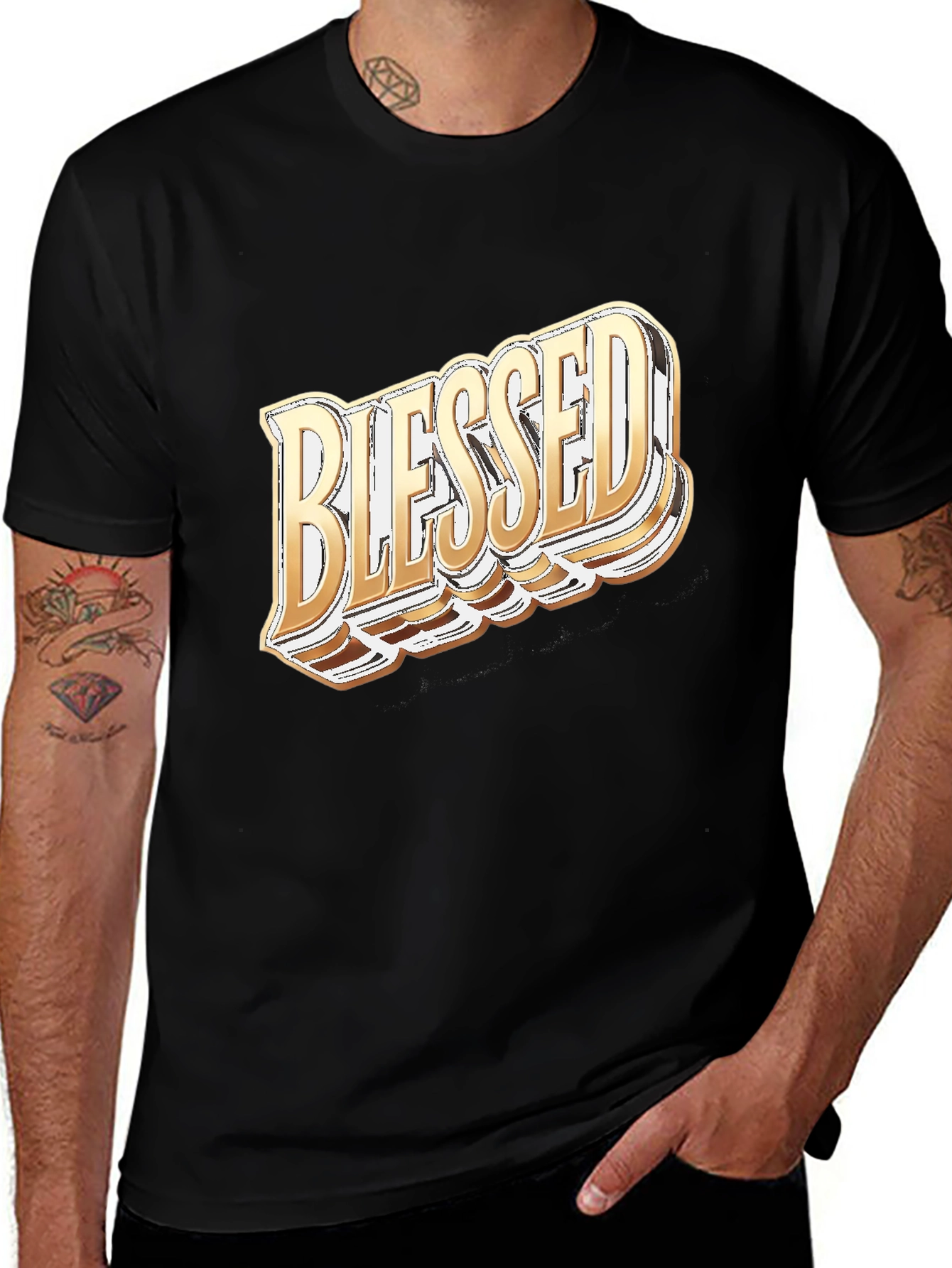 Blessed Graphic Tee - Trendy Fashion