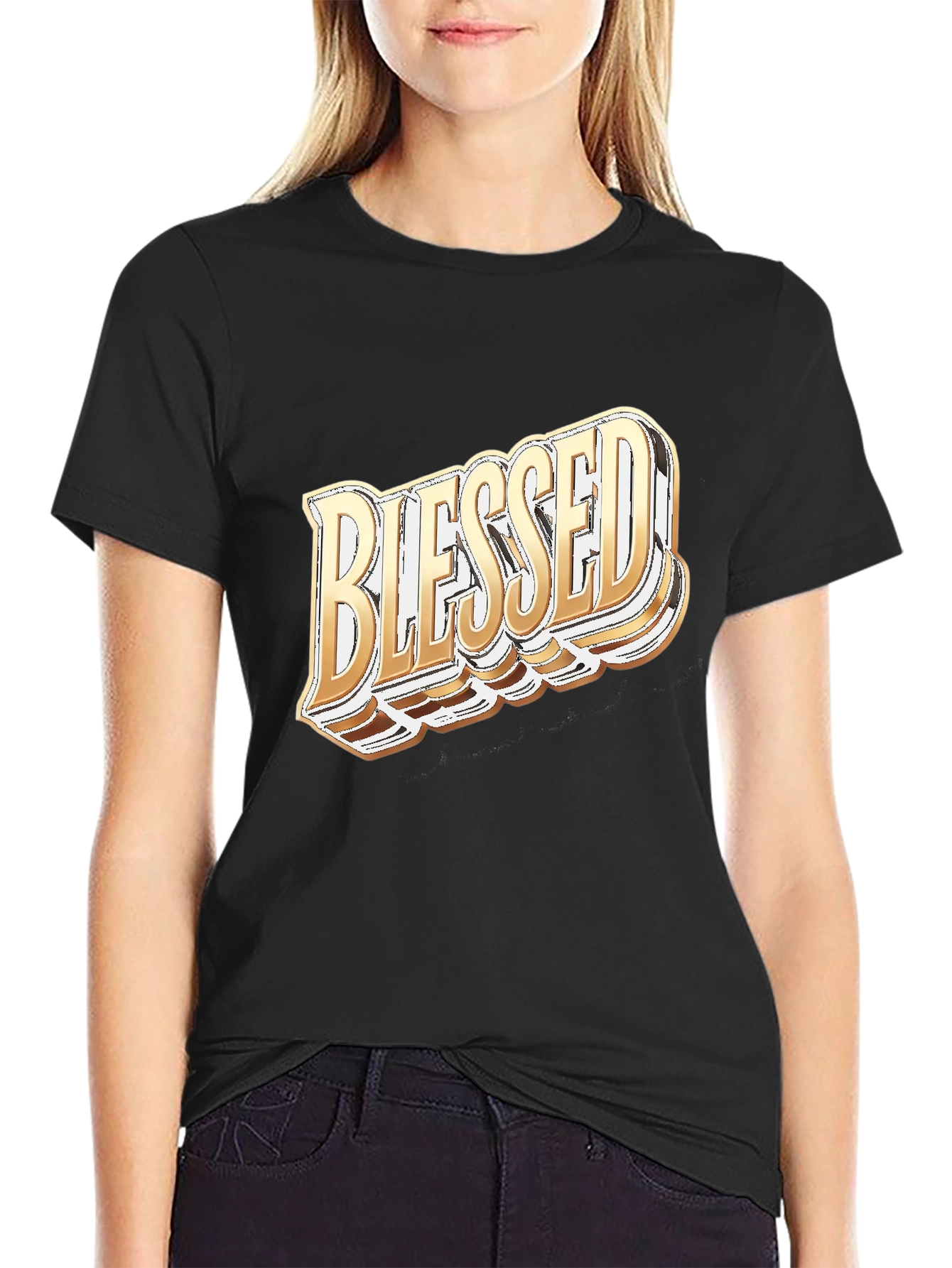 Blessed Graphic Tee - Trendy Fashion