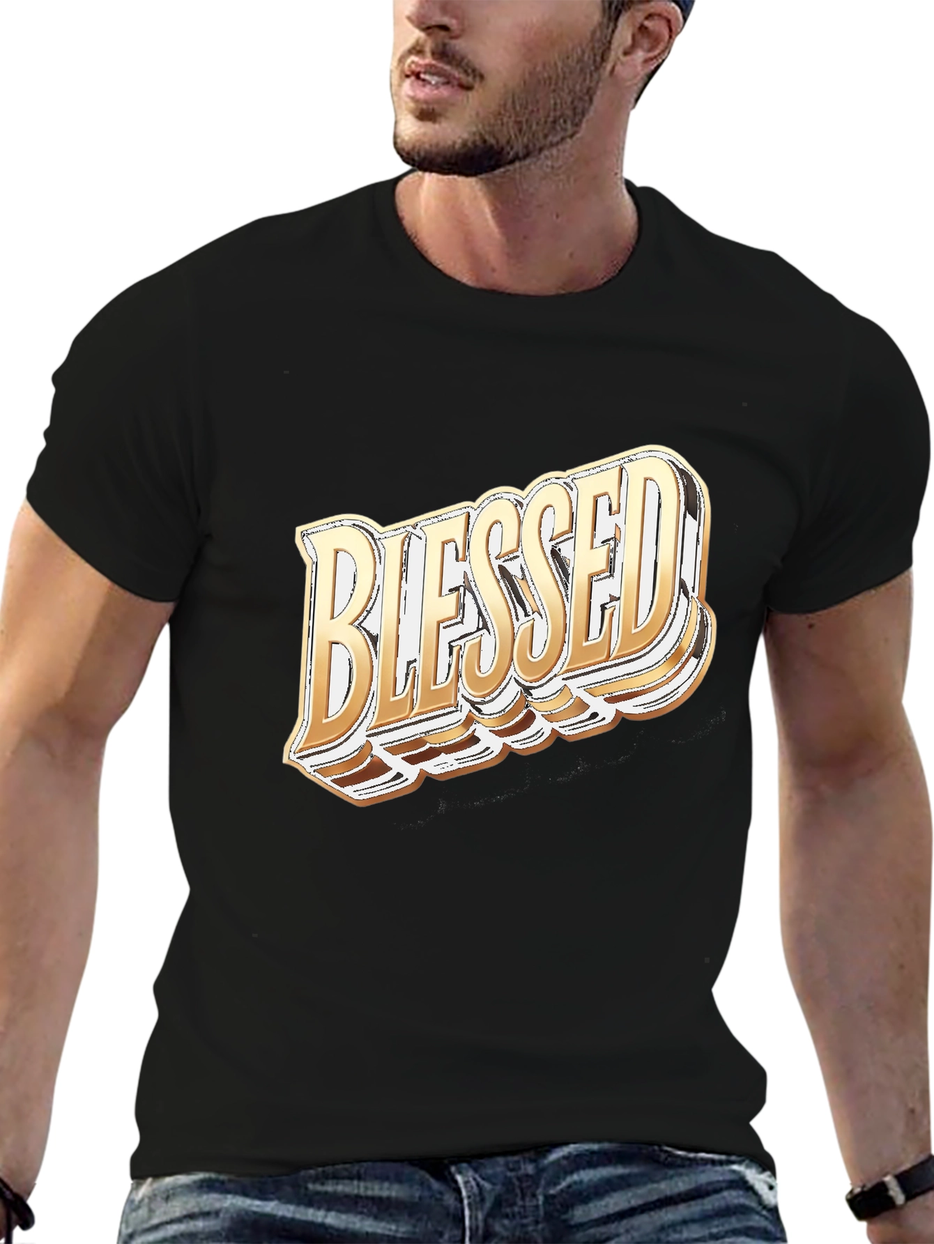 Blessed Graphic Tee - Trendy Fashion
