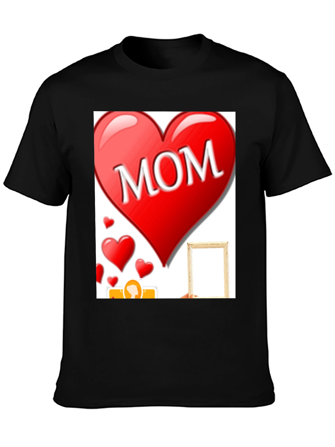 I Love Mom T-Shirt - Heart Design