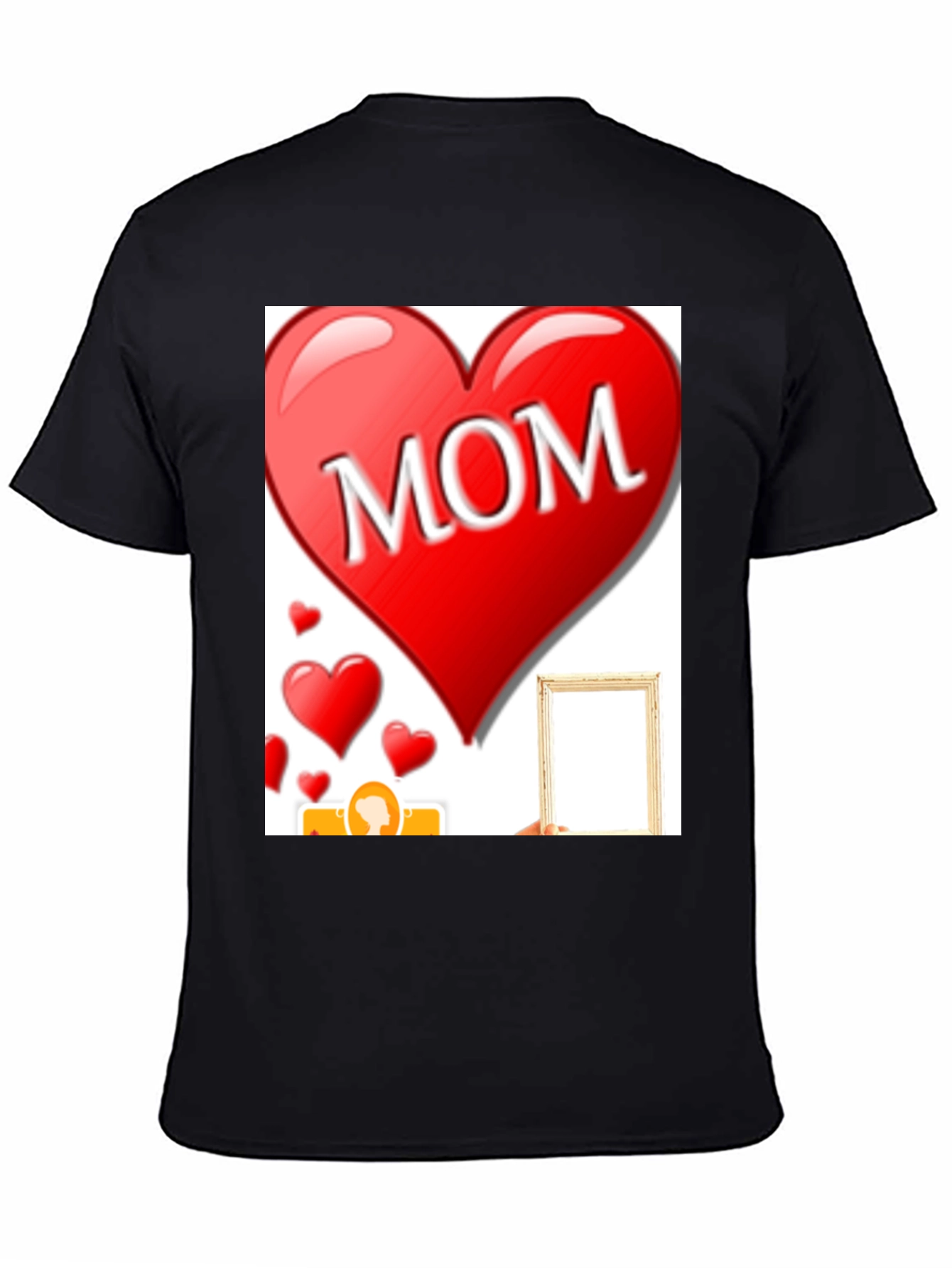 I Love Mom T-Shirt - Heart Design