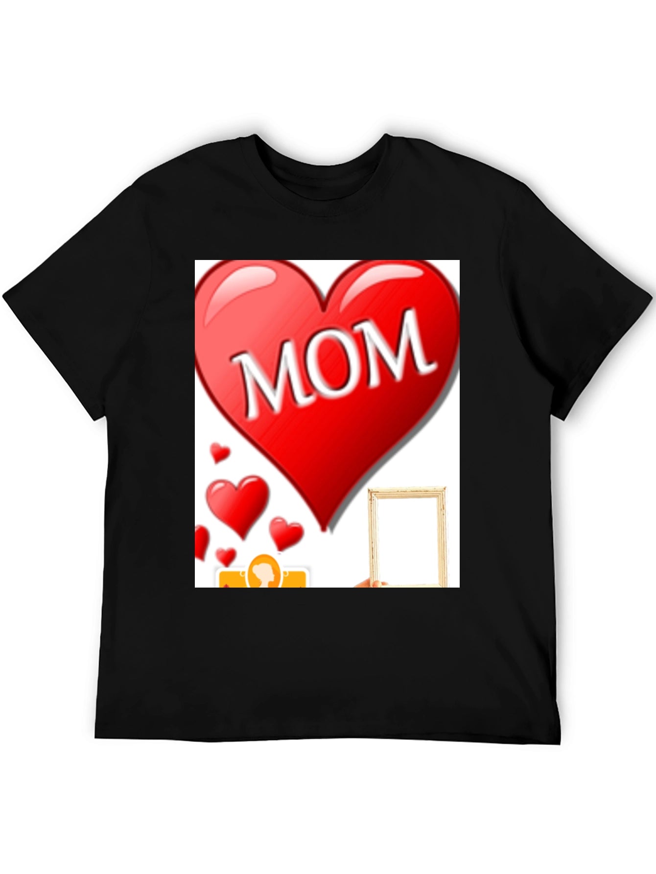 I Love Mom T-Shirt - Heart Design