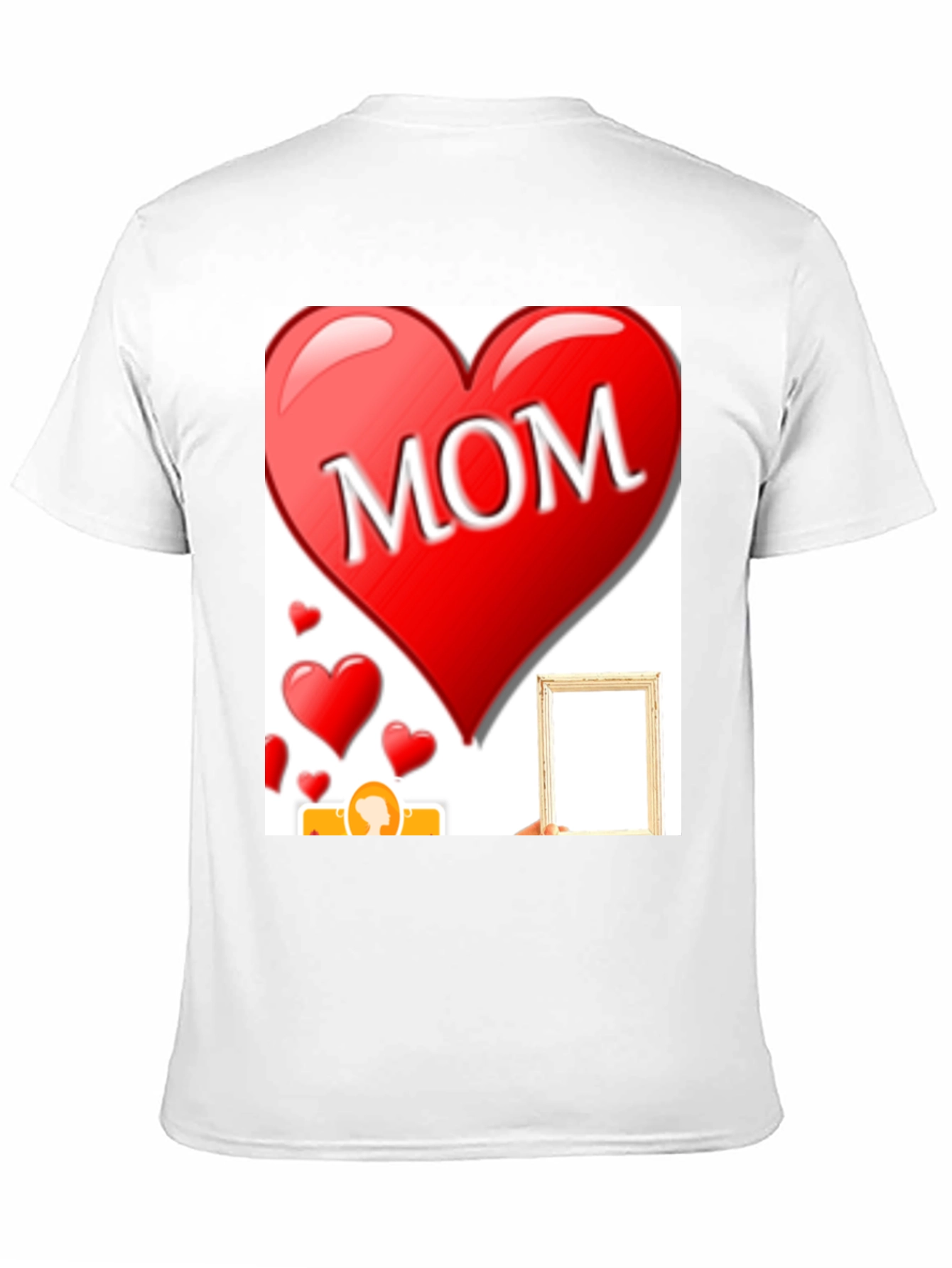 I Love Mom T-Shirt - Heart Design
