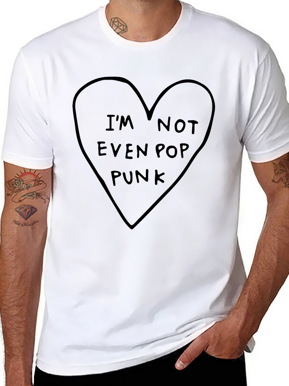 Im Not Even Pop Punk Graphic T-Shirt