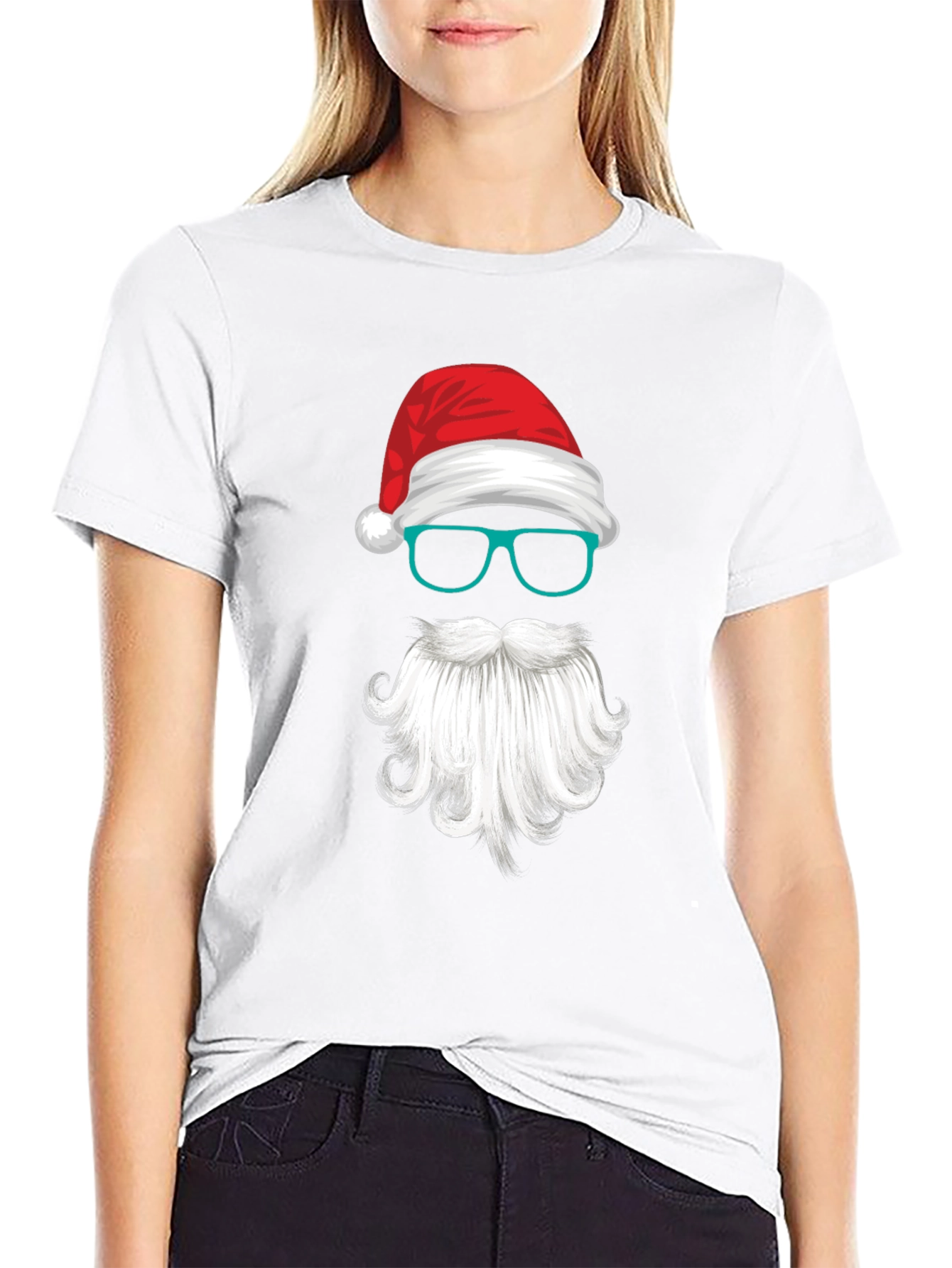 Santa Graphic Tee - Holiday Fun!