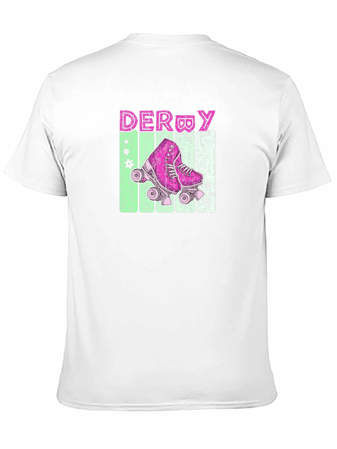 Retro Derby Roller Skate Graphic Tee