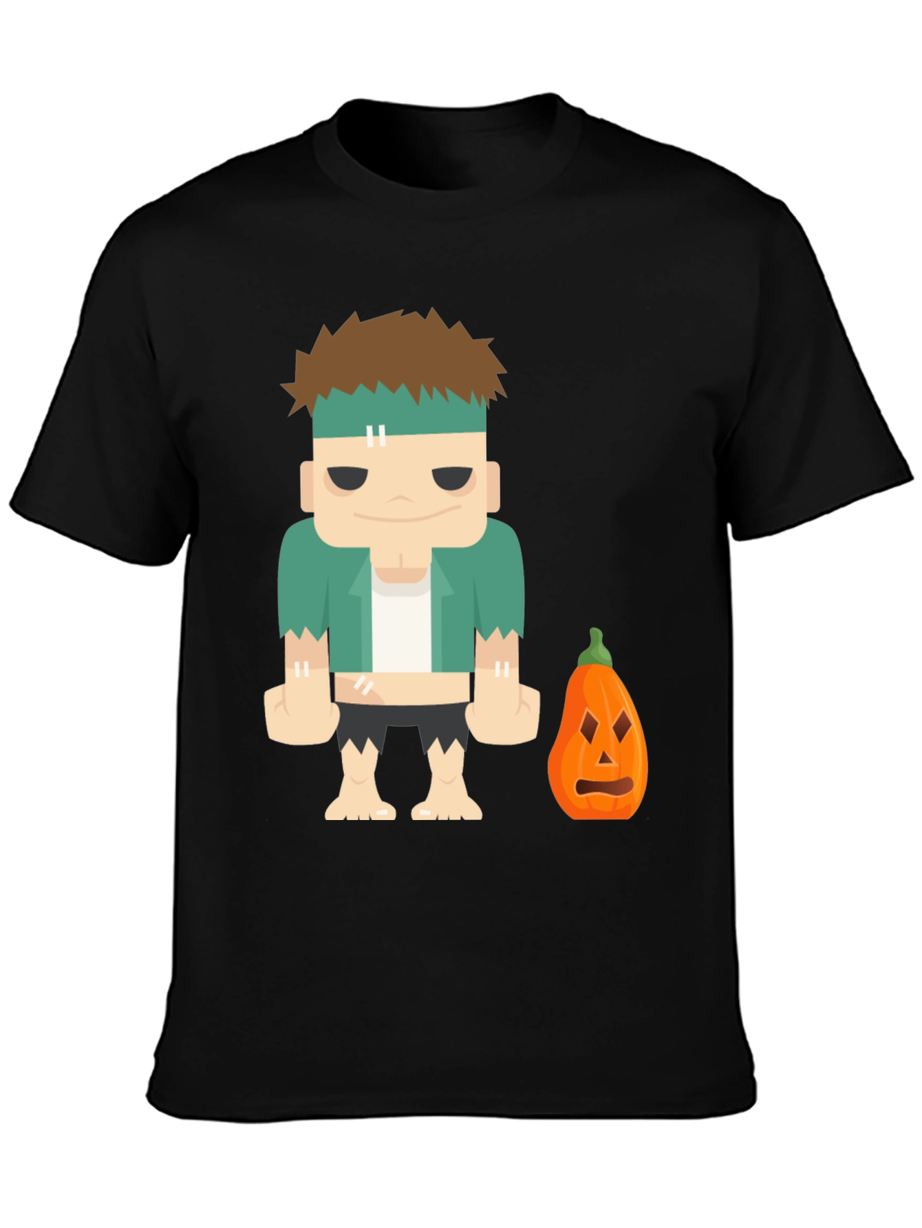 Frankensteins Monster Halloween Graphic Tee