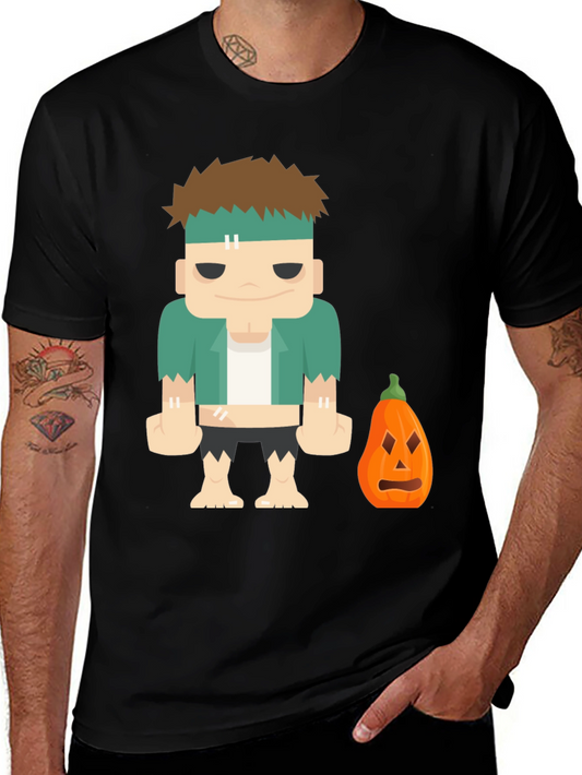 Frankensteins Monster Halloween Graphic Tee