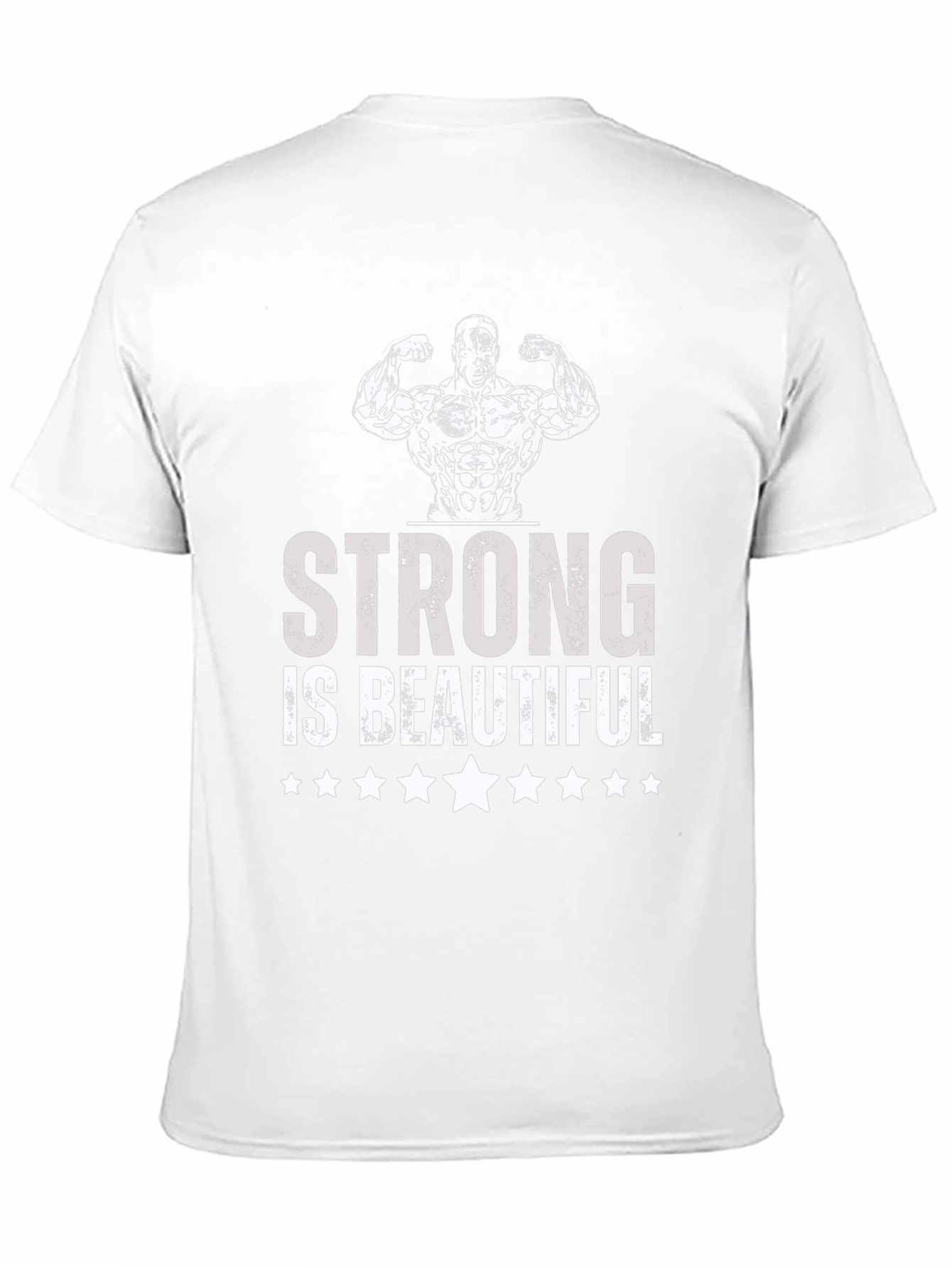 Strong is Beautiful Graphic Tee - Mens Fitness T-Shirt