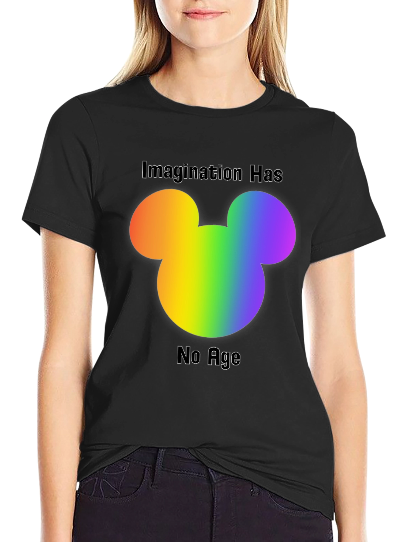 Rainbow Mickey Mouse Imagination T-Shirt