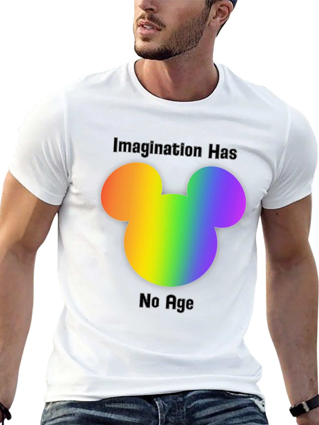 Rainbow Mickey Mouse Imagination T-Shirt