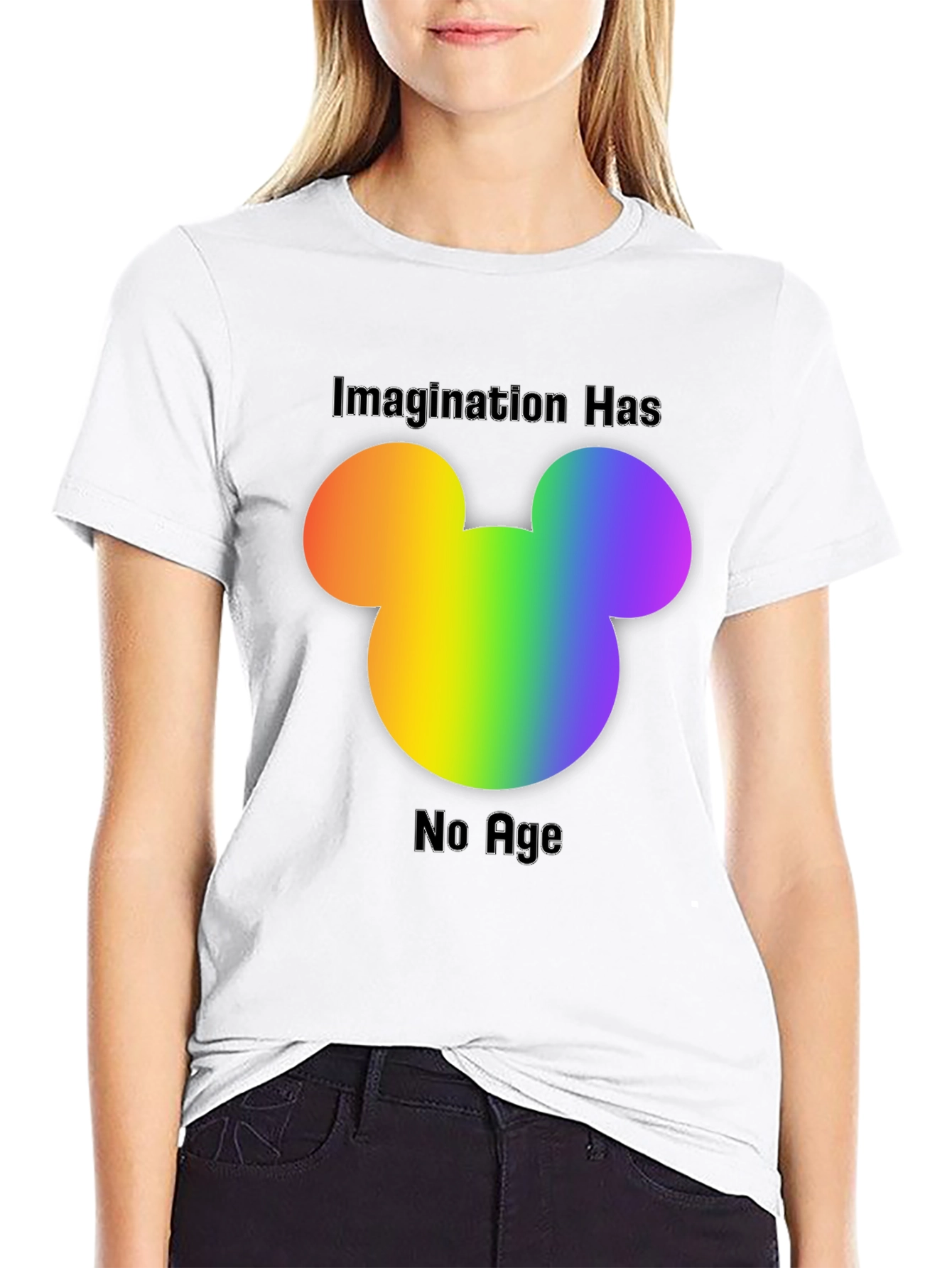 Rainbow Mickey Mouse Imagination T-Shirt