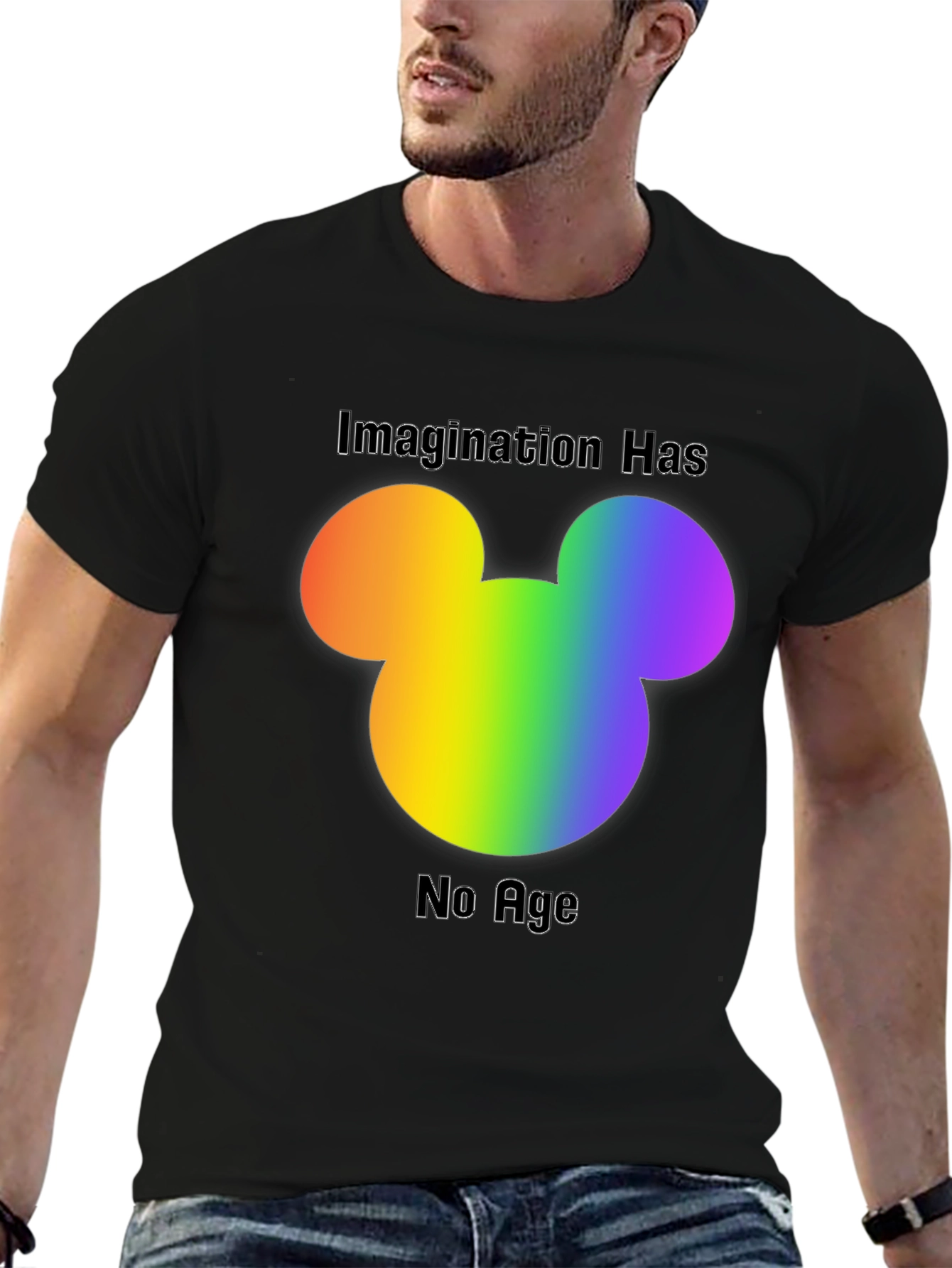 Rainbow Mickey Mouse Imagination T-Shirt