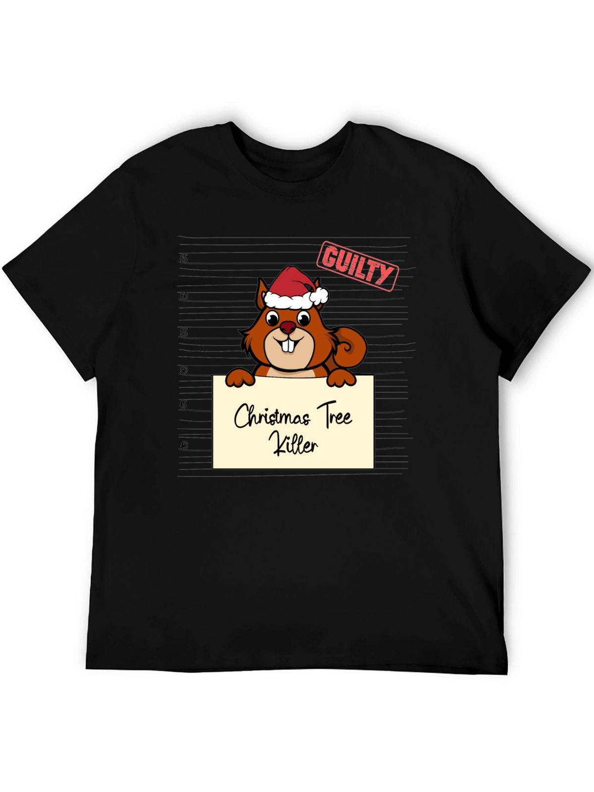 Christmas Tree Killer Squirrel T-Shirt