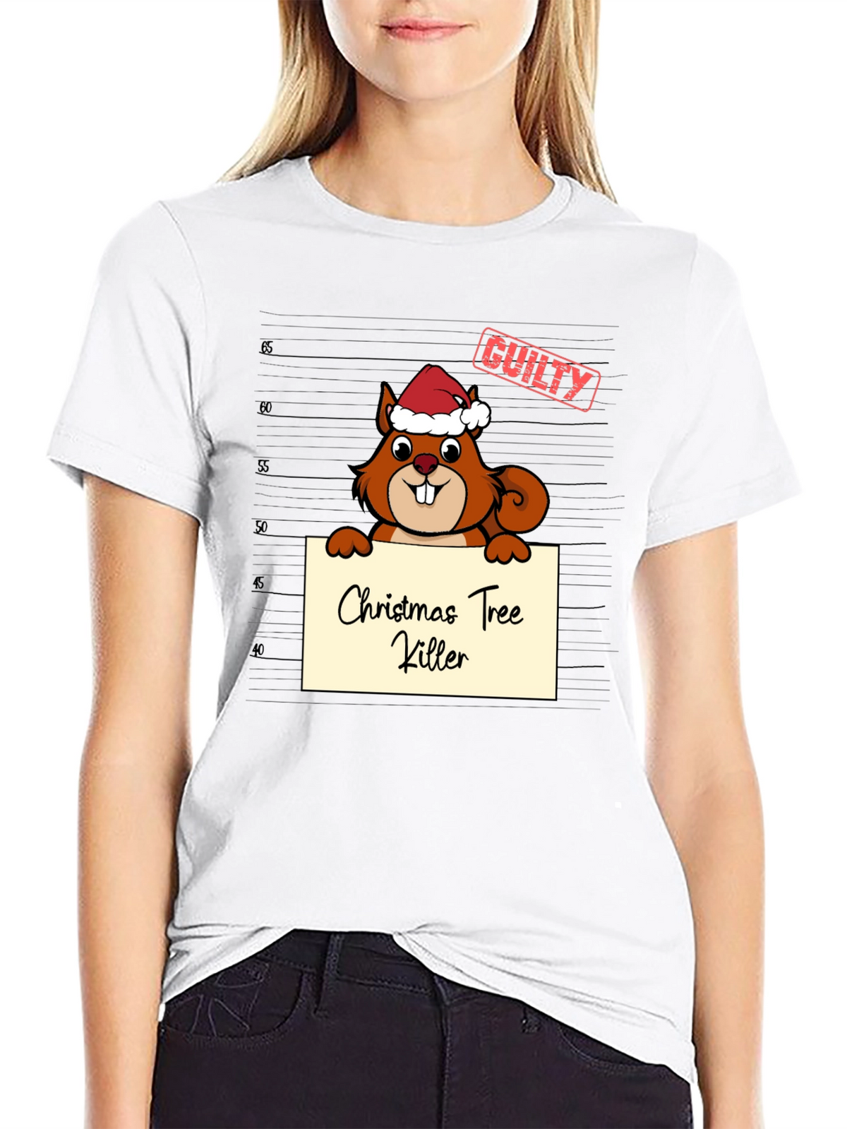 Christmas Tree Killer Squirrel T-Shirt