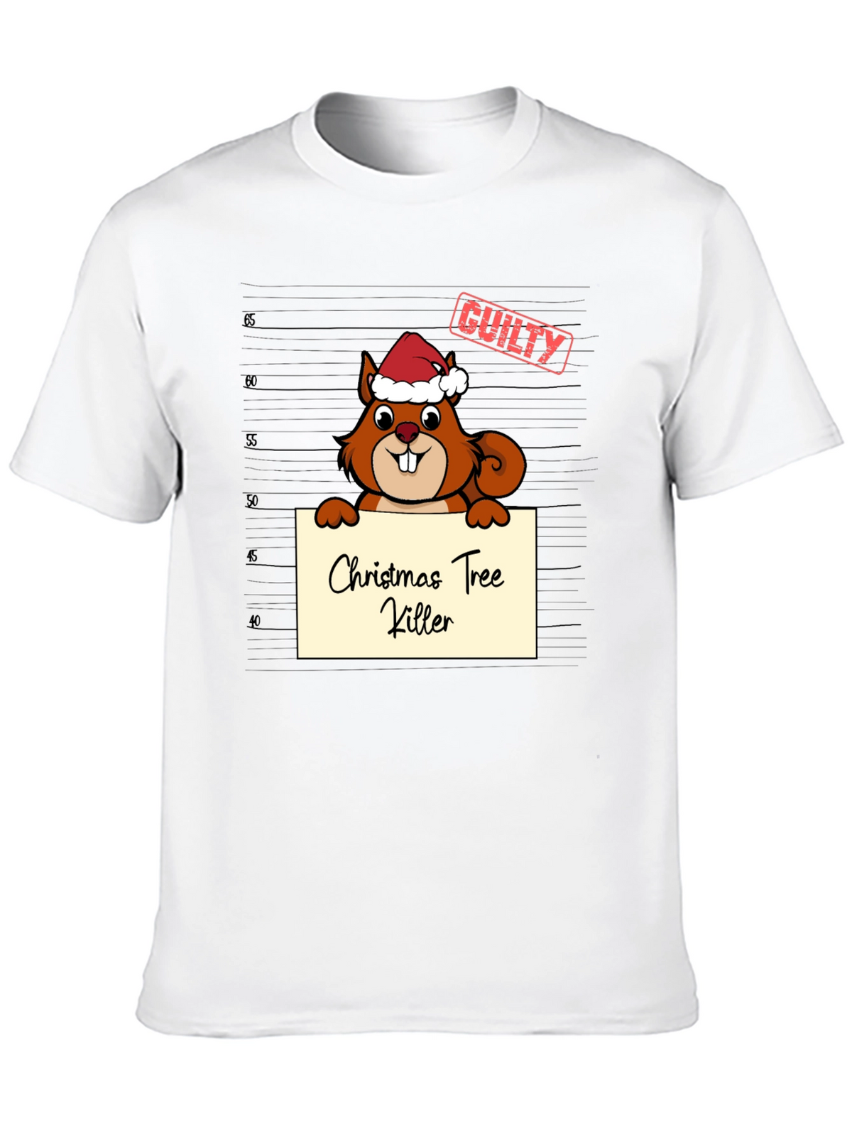 Christmas Tree Killer Squirrel T-Shirt