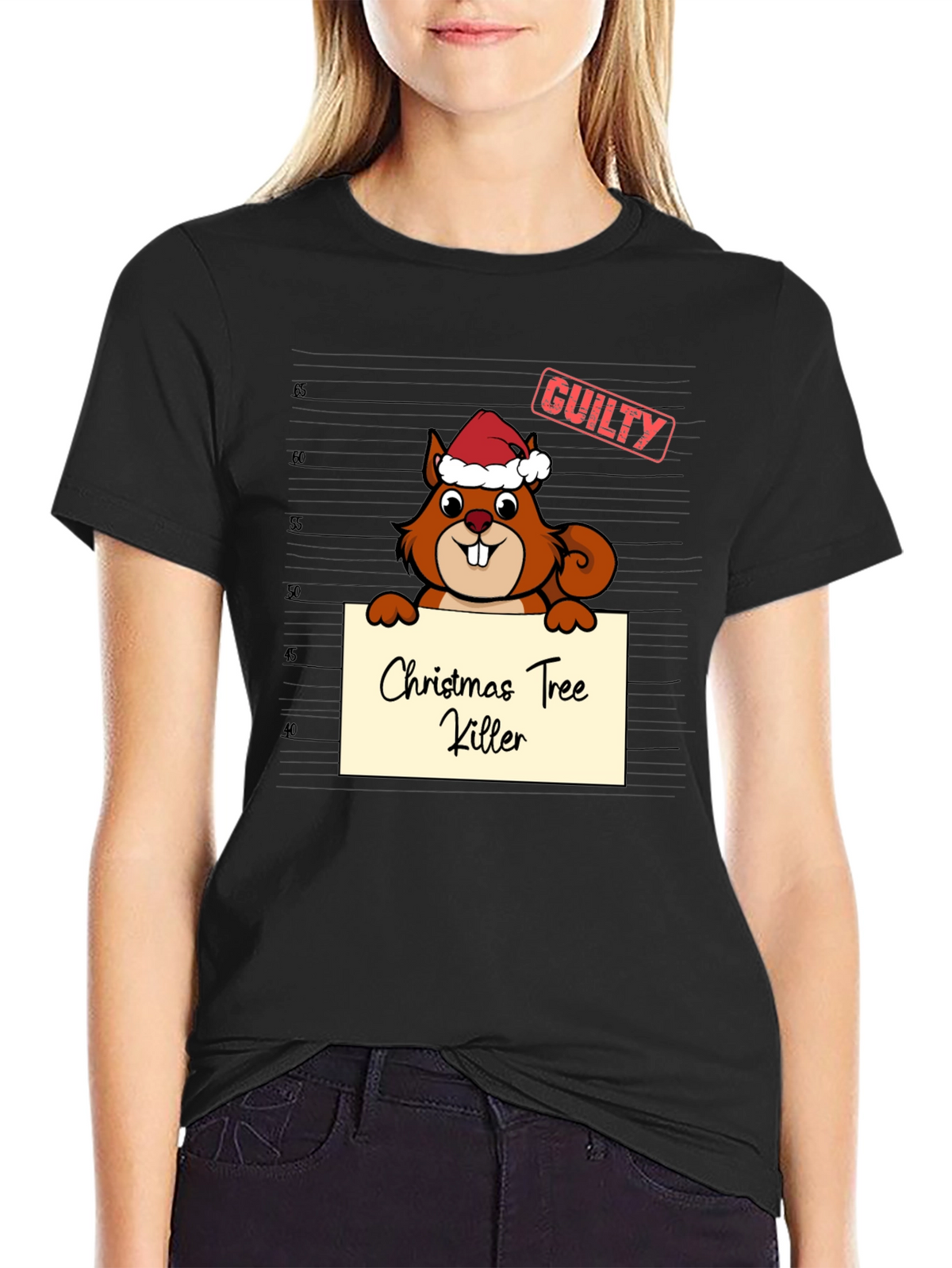 Christmas Tree Killer Squirrel T-Shirt