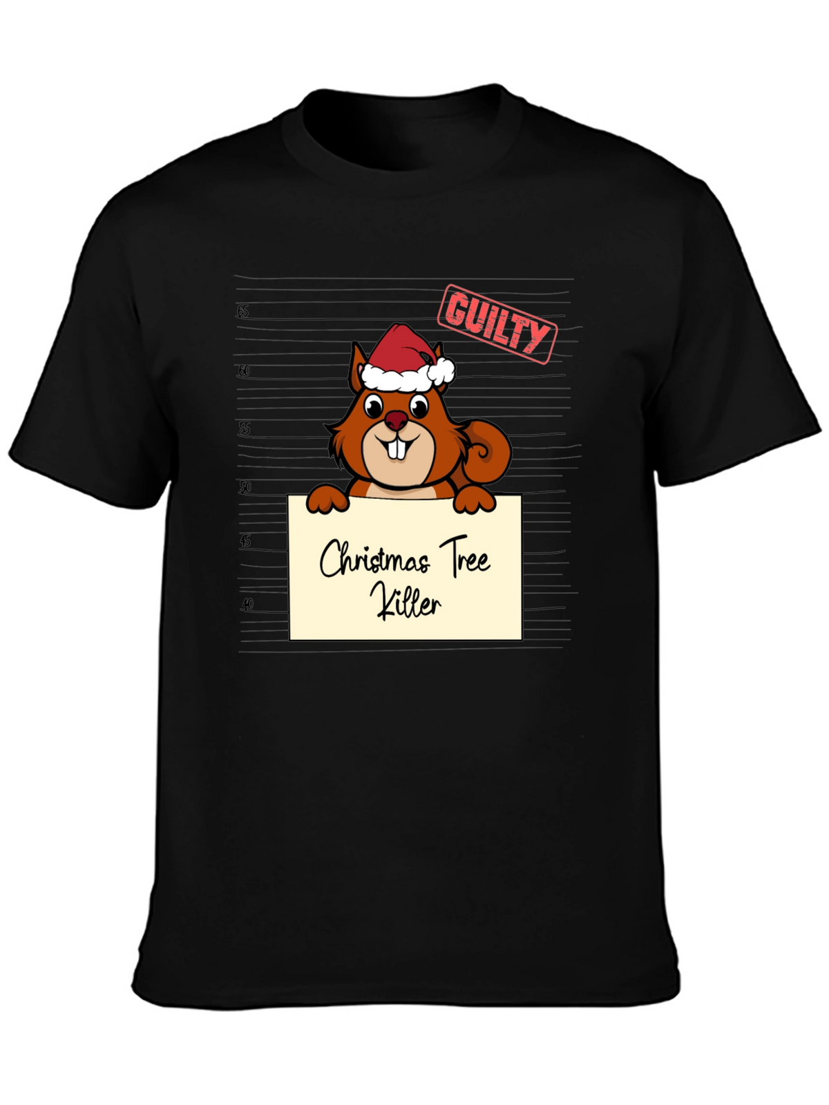 Christmas Tree Killer Squirrel T-Shirt
