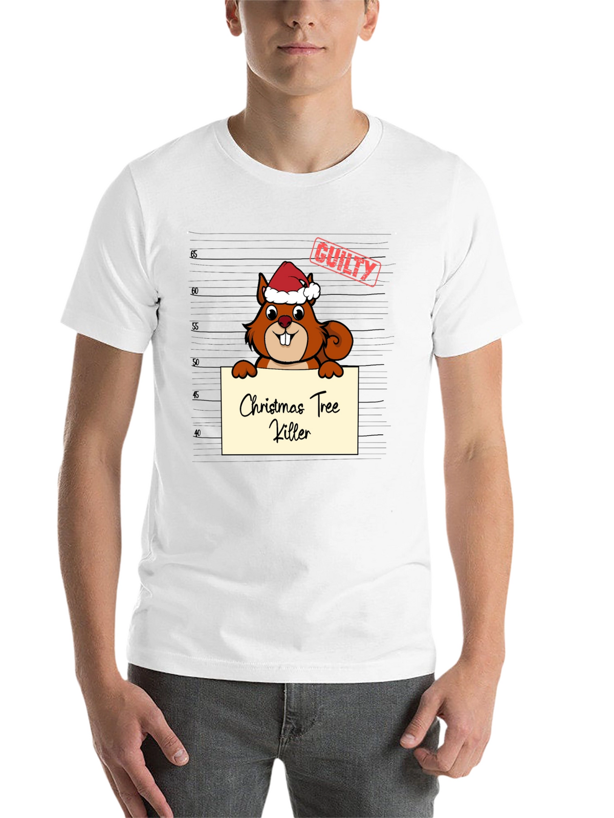 Christmas Tree Killer Squirrel T-Shirt