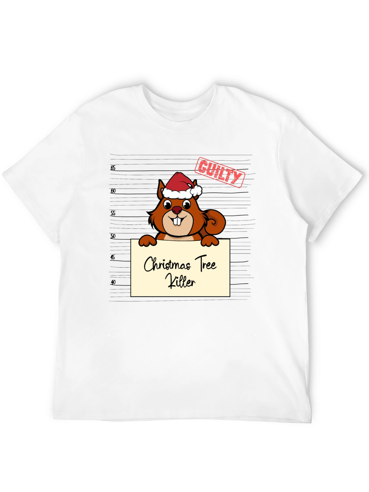 Christmas Tree Killer Squirrel T-Shirt