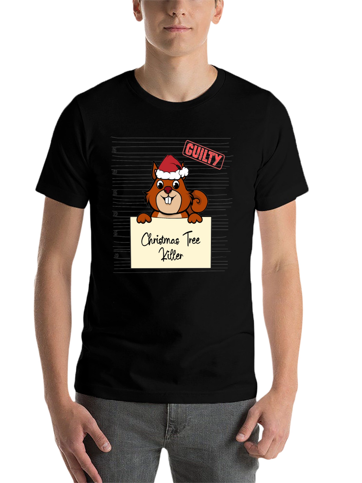 Christmas Tree Killer Squirrel T-Shirt