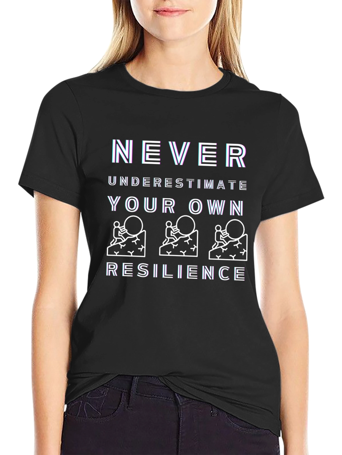 Resilience Graphic Tee - Never Underestimate Your Own