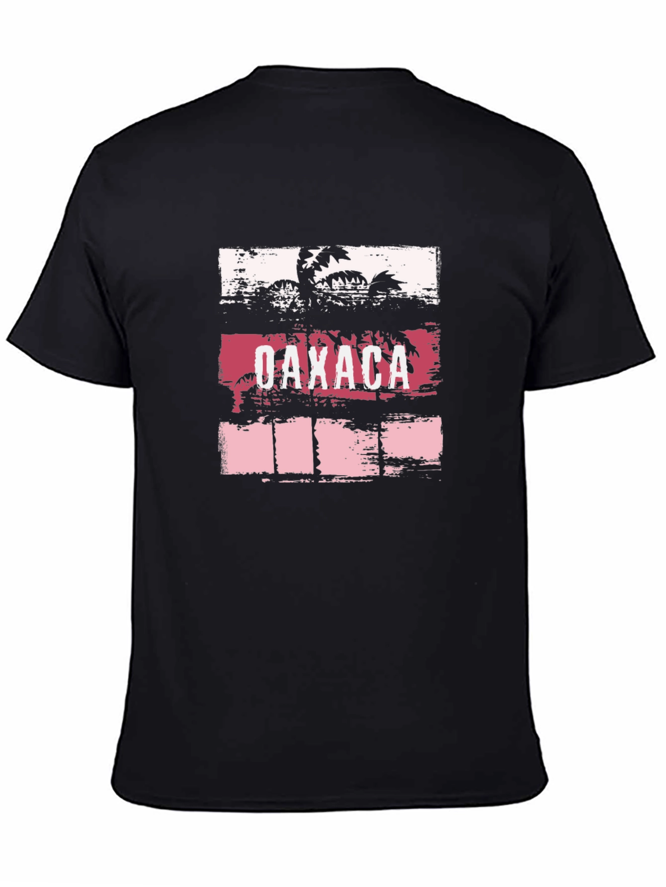 Oaxaca Retro Palm Tree Graphic T-Shirt