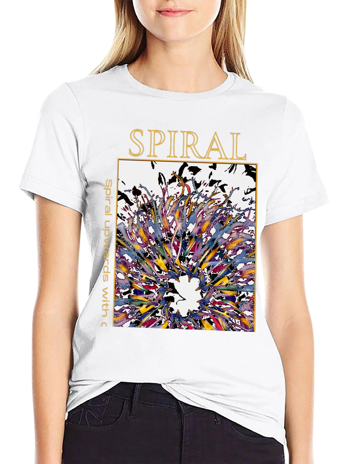 Spiral Graphic Tee - Artistic Unisex T-Shirt