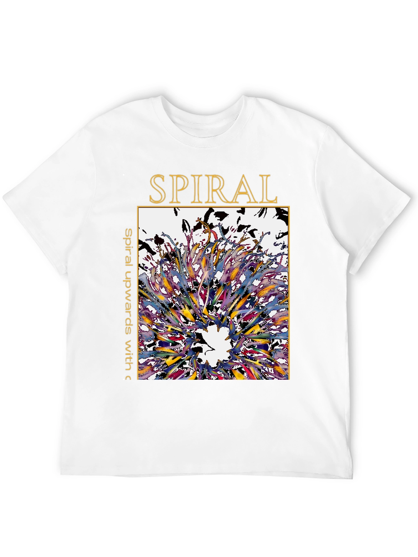 Spiral Graphic Tee - Artistic Unisex T-Shirt