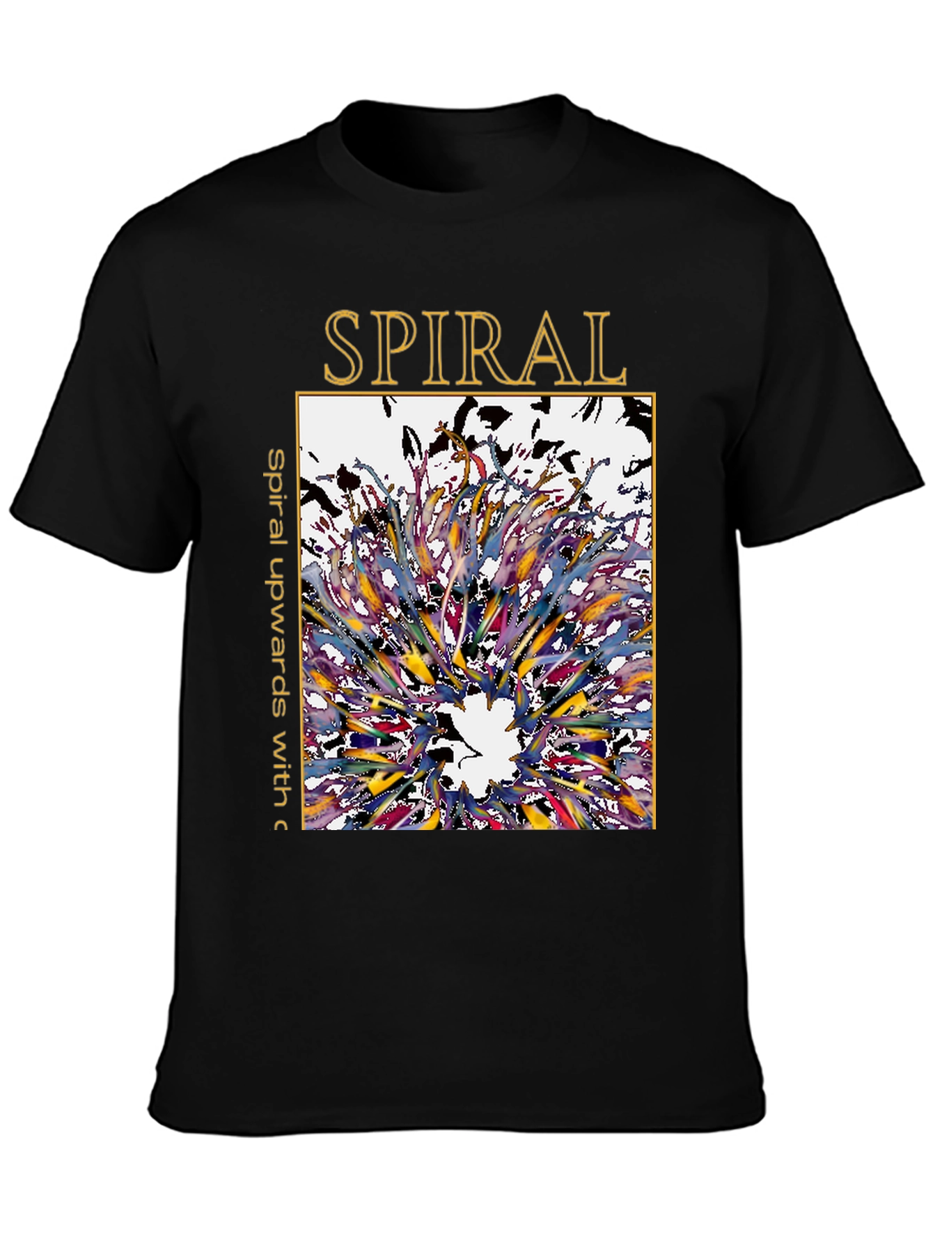 Spiral Graphic Tee - Artistic Unisex T-Shirt