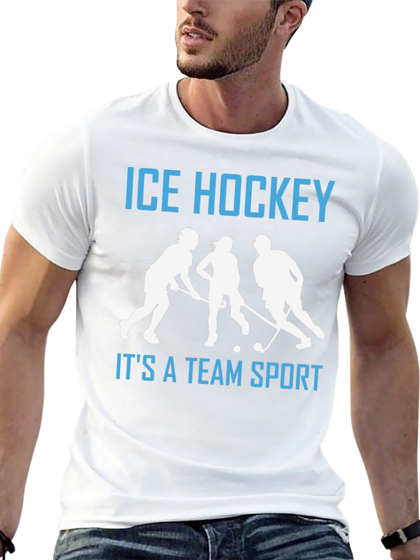 Ice Hockey Team Sport Graphic T-Shirt