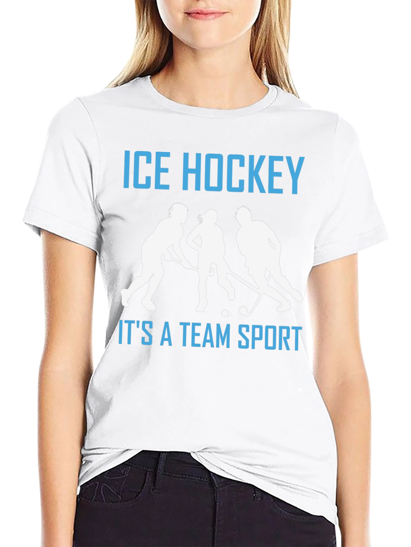 Ice Hockey Team Sport Graphic T-Shirt
