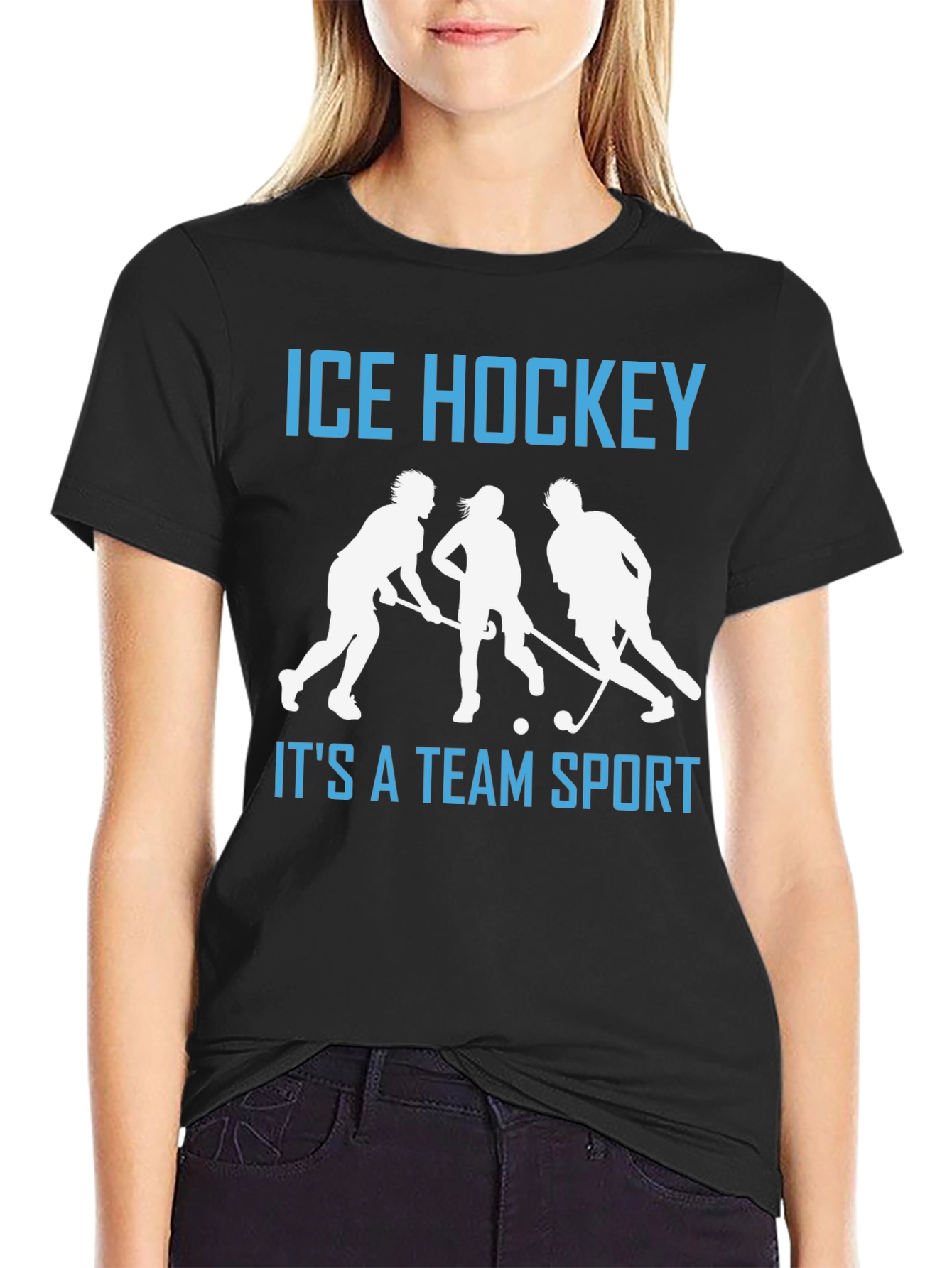 Ice Hockey Team Sport Graphic T-Shirt