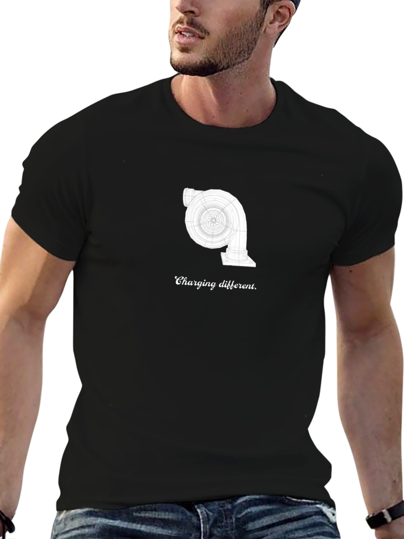 Charging Different Tee - Turbocharged T-Shirt
