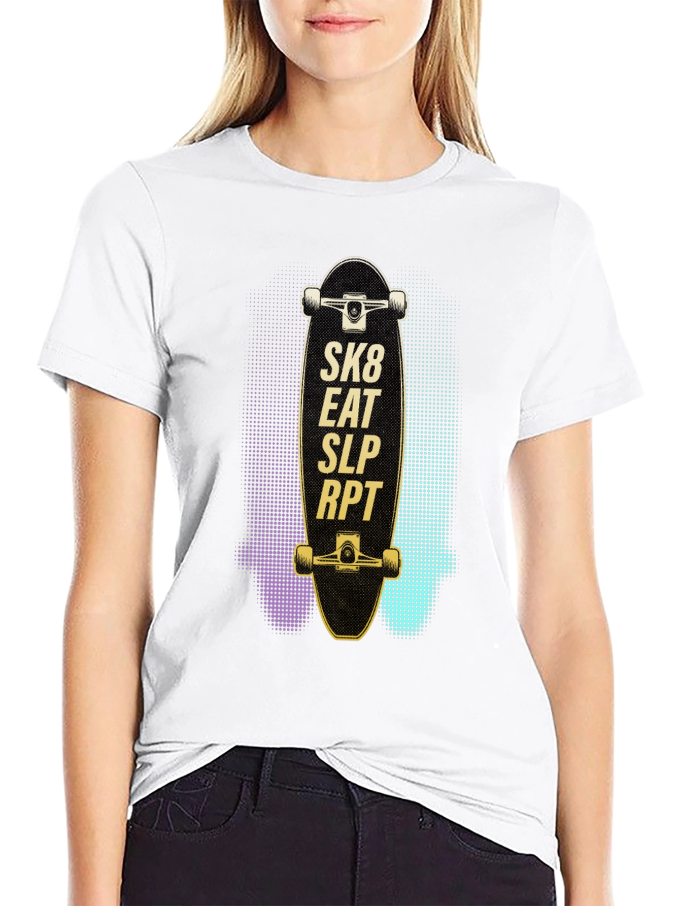 Skate Eat Sleep Repeat Graphic Tee