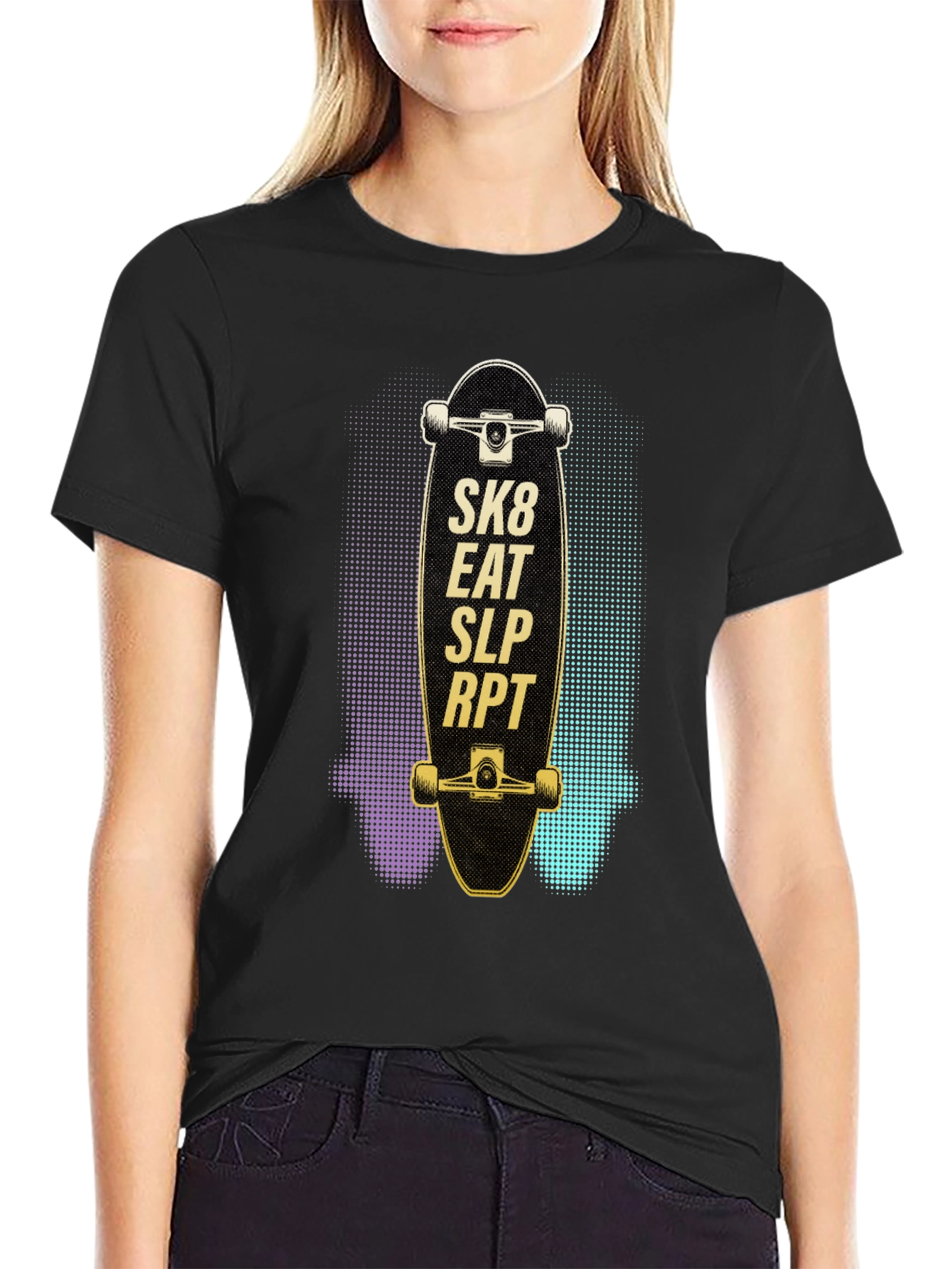 Skate Eat Sleep Repeat Graphic Tee
