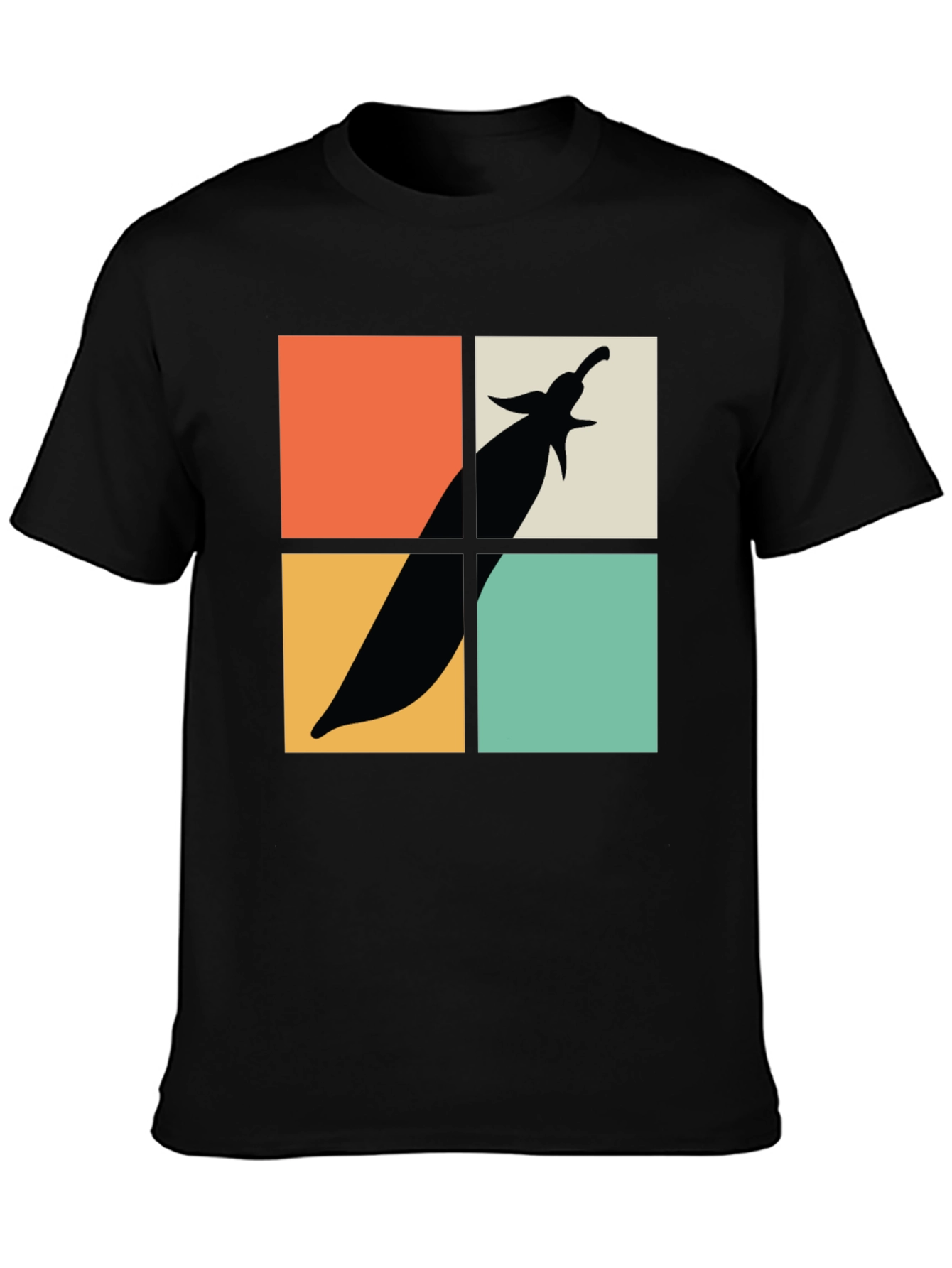 Retro Eggplant Graphic Tee - Soft Cotton Comfort