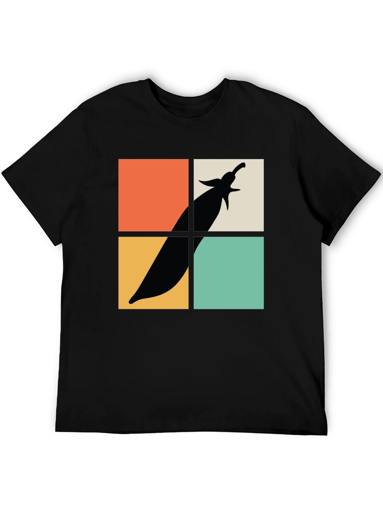 Retro Eggplant Graphic Tee - Soft Cotton Comfort