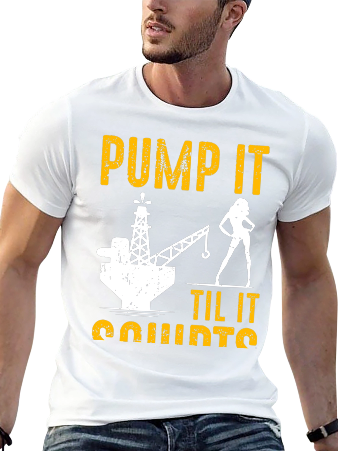Pump It Til It Quirts Black T-Shirt