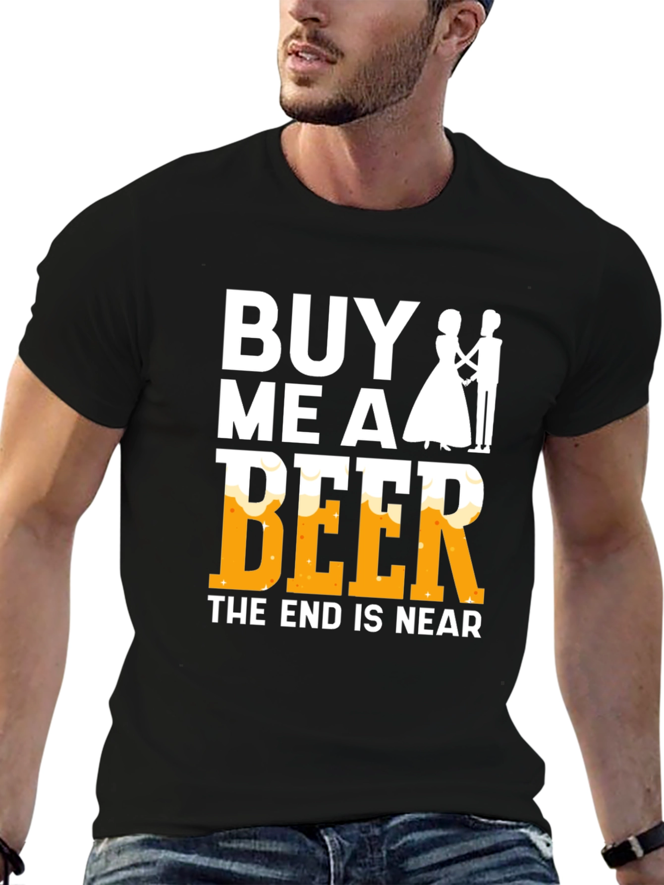 Buy Me A Beer - Funny Wedding T-Shirt