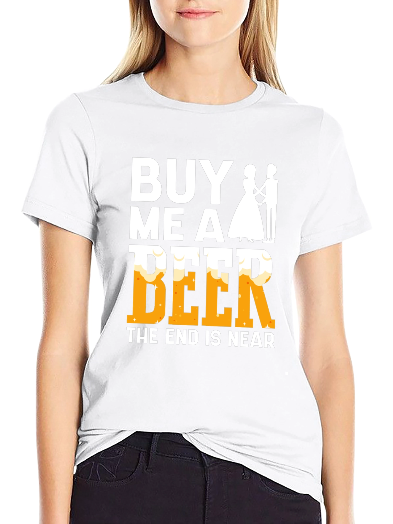 Buy Me A Beer - Funny Wedding T-Shirt