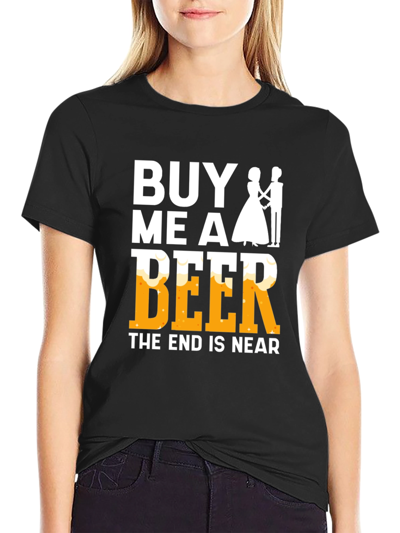 Buy Me A Beer - Funny Wedding T-Shirt