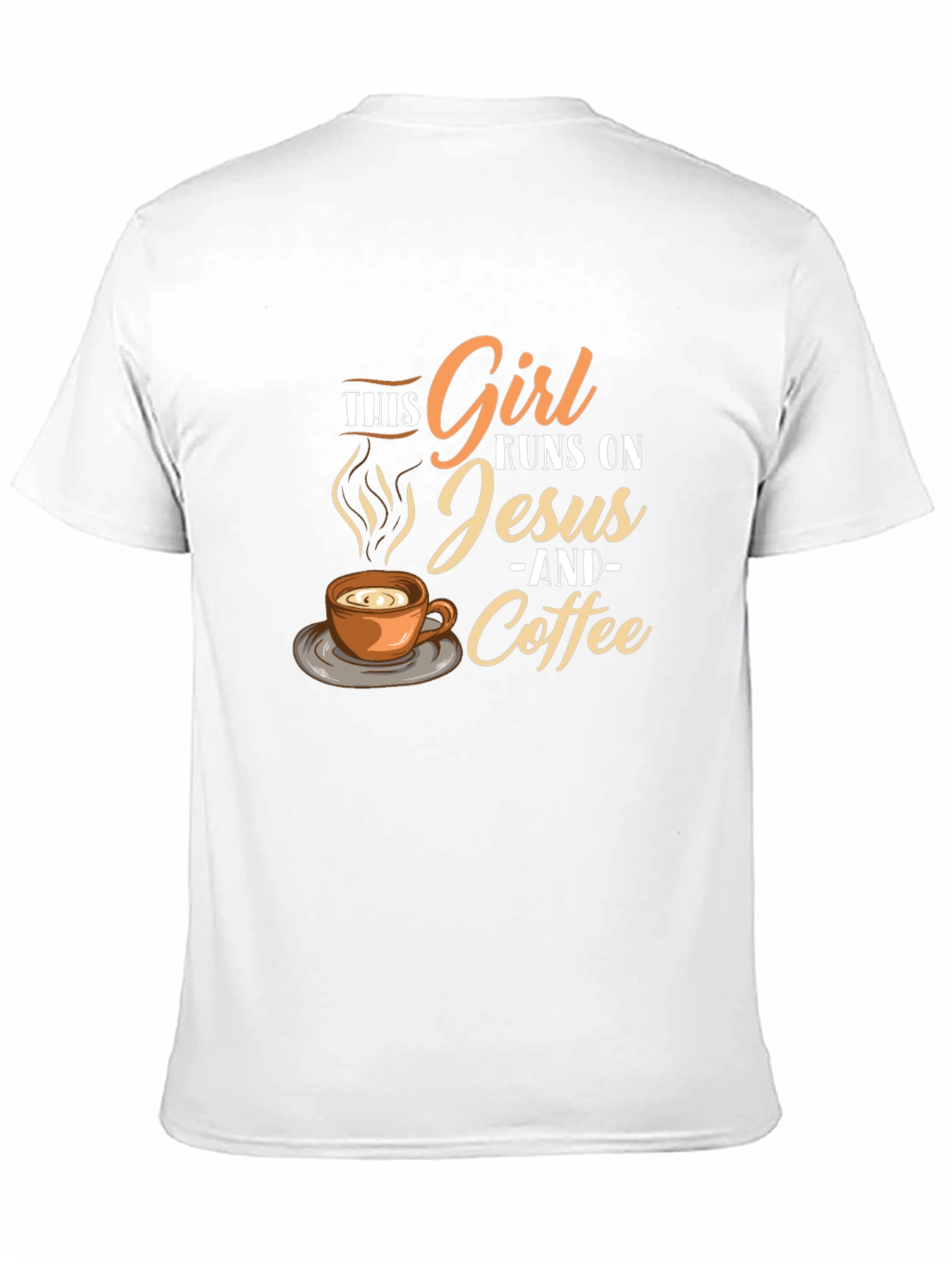 Girl Runs on Jesus and Coffee T-Shirt