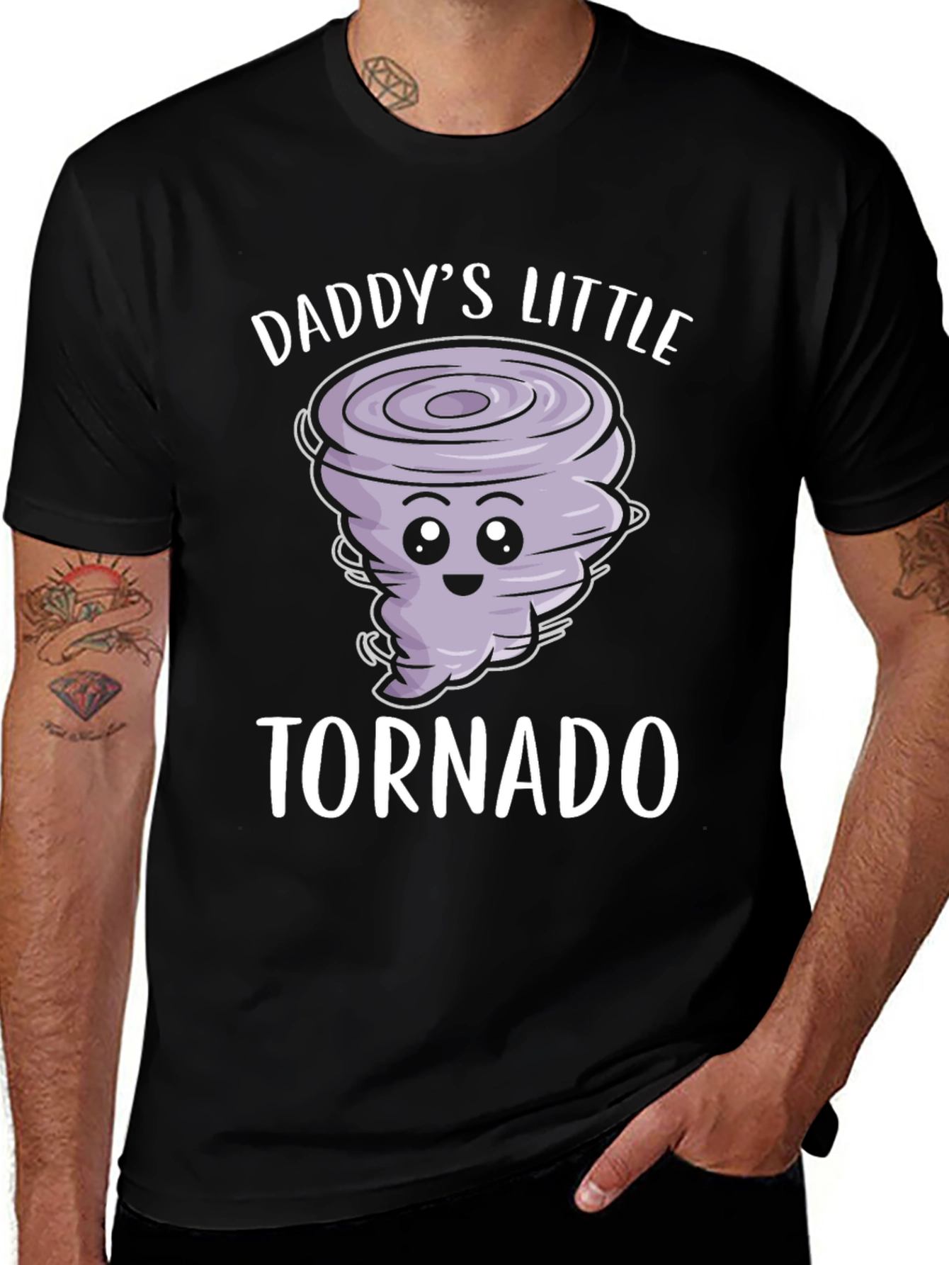 Daddys Little Tornado Graphic T-Shirt