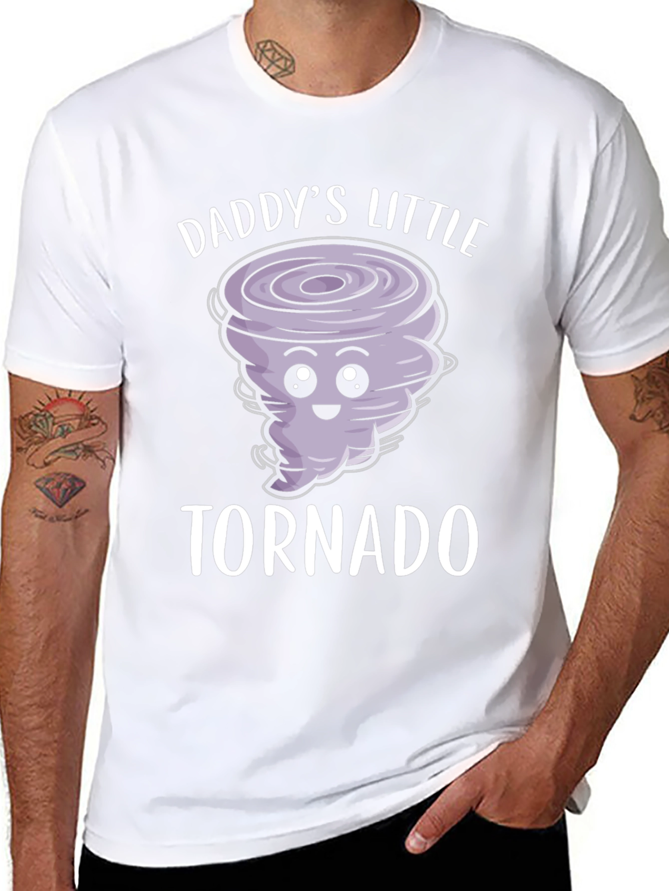 Daddys Little Tornado Graphic T-Shirt