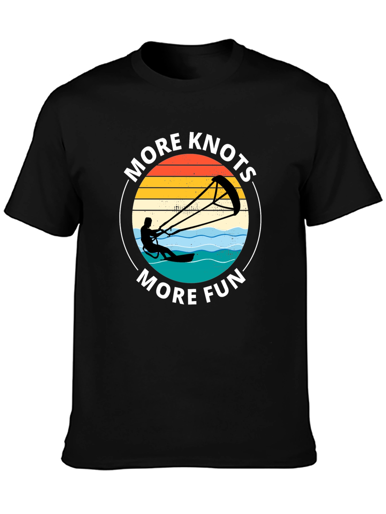 More Knots More Fun Kiteboarding T-Shirt